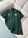 EA7 Yeşil Polo Yaka T-shirt
