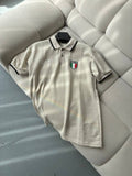 EA7 Açık Gri Polo Yaka T-Shirt