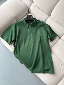 Calvin Klein Yeşil Polo Yaka T-Shirt