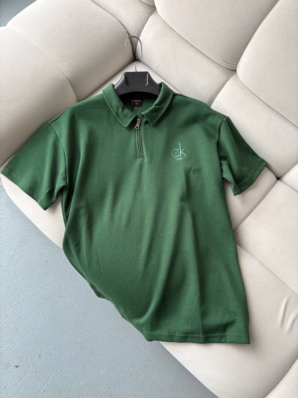 Calvin Klein Yeşil Polo Yaka T-Shirt