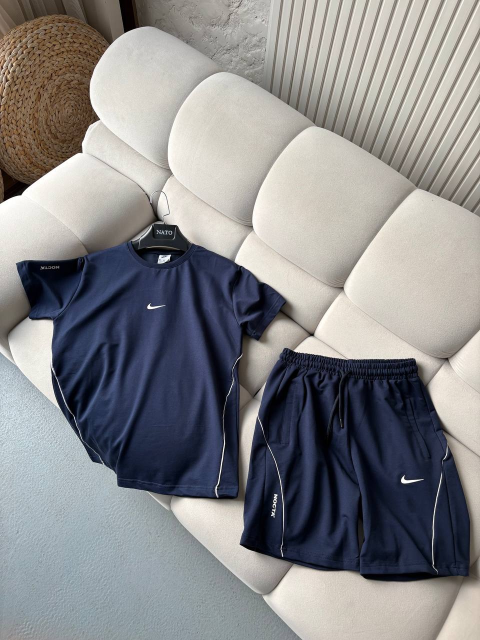 Nike Nocta Lacivert Şortlu Takım