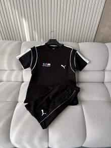 Puma Bmw Siyah Şortlu Takım