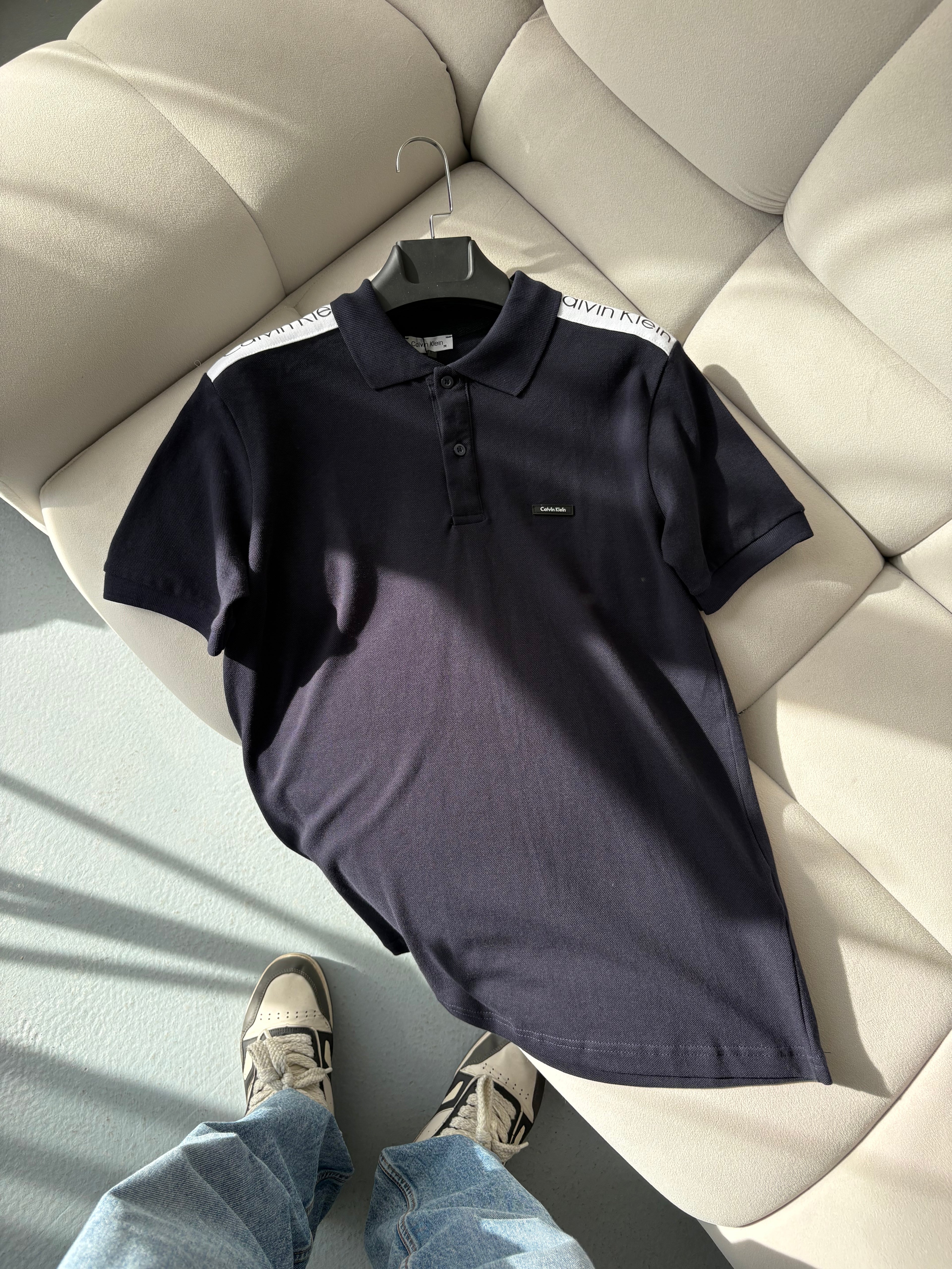 Calvin Klein Lacivert Polo Yaka T-shirt