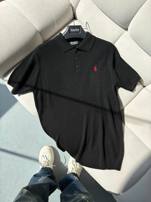 Polo Ralph Lauren Siyah Selanik Örme Yazlık Triko