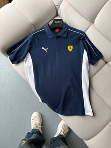 Puma Lacivert Premium Polo Yaka T-shirt