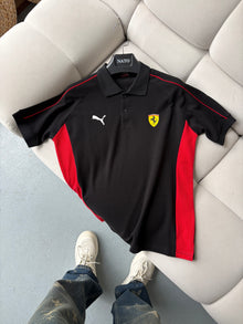 Puma Siyah Premium Polo Yaka T-shirt