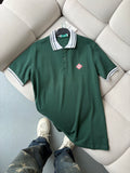 Casablanca Yeşil Polo Yaka T-shirt