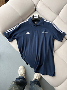 Adidas Lacivert Polo Yaka T-shirt
