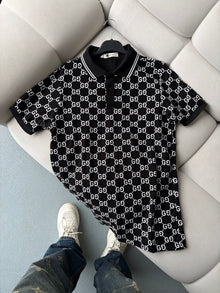Gucci Siyah Polo Yaka T-shirt